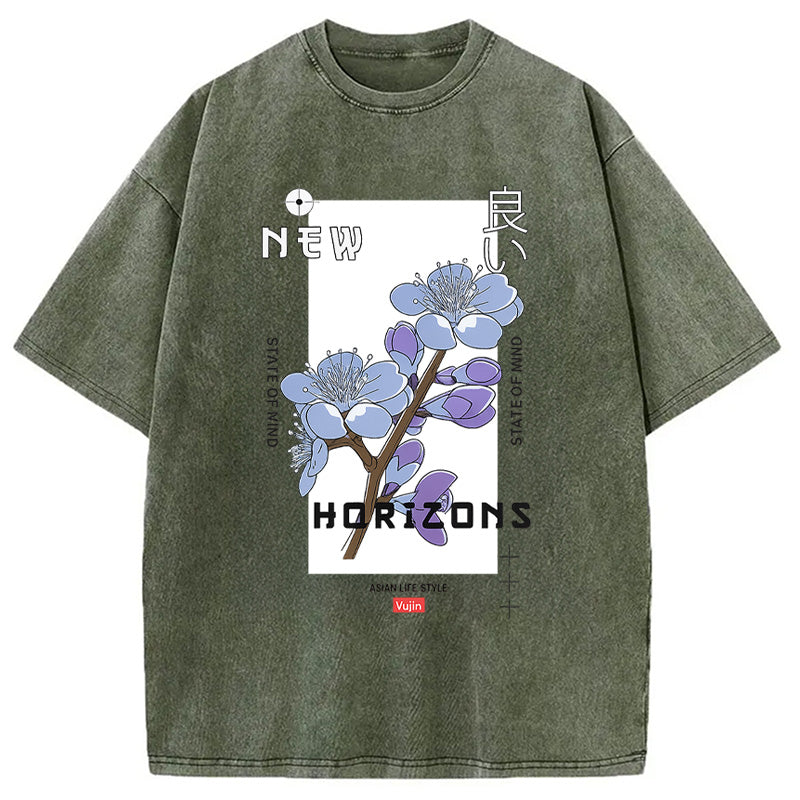Horizons Japanese Washed T-Shirt
