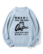 Skateboarding Toad Cotton Sweatshirt