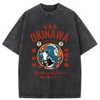 Okinawa Drunken Octopus Washed T-Shirt