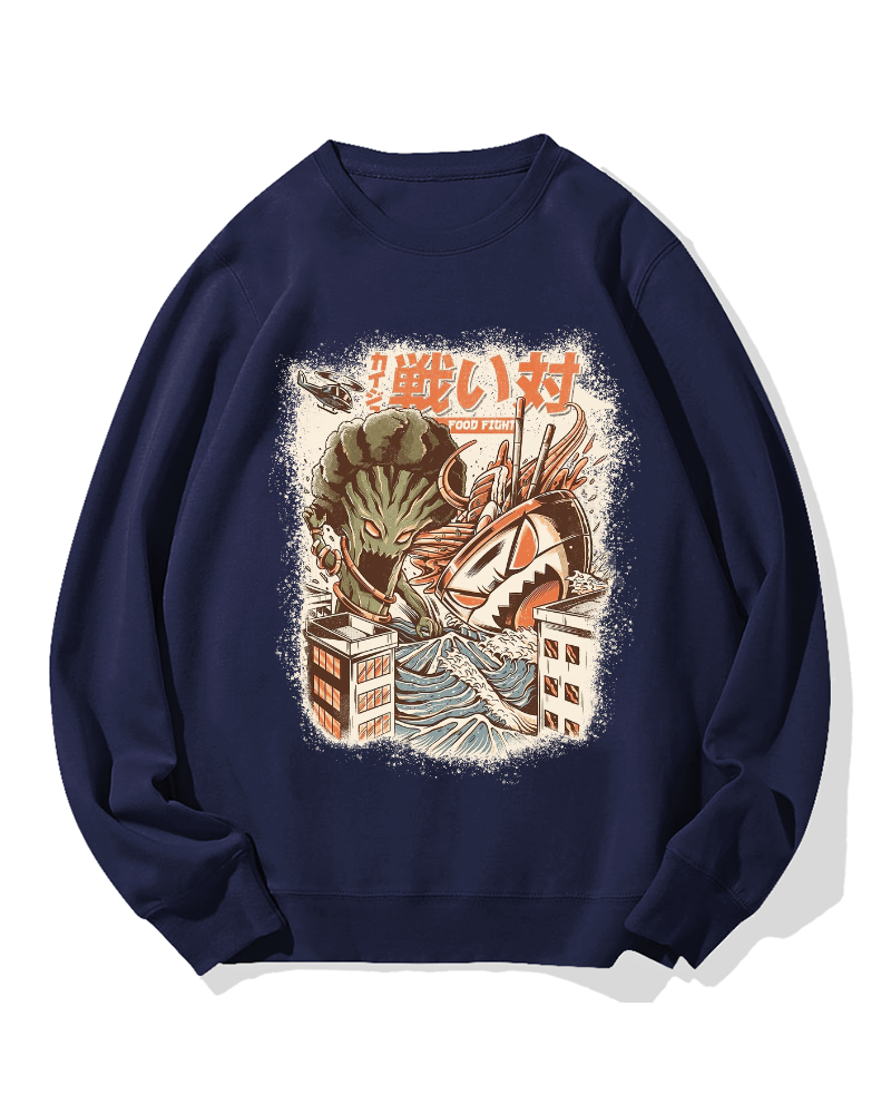 Jpanese Food FIght Cotton Sweatshirt
