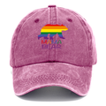 LGBT Pride Mama Bear Washed Cap
