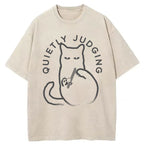 Quietly Judging Washed T-Shirt