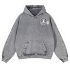 Octopus Vintage Washed Cotton Back Art Hoodie