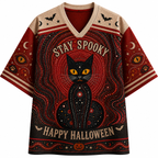 Halloween Cat Jersey Shirts