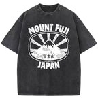 Mount Fuji Japan Washed T-Shirt
