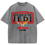 Star Wars Japanese Design Vintage Washed T-Shirt