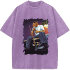 Unisex Stay Calm Strike Right Confident Camel Vintage Washed T-Shirt