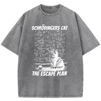 Schrodinger's Cat Washed T-Shirt
