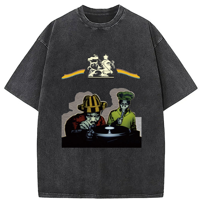Pull-up Mr Selekta! Washed T-Shirt