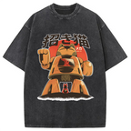 Mecha Cat Washed T-Shirt