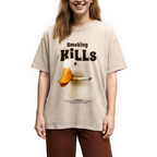 Goose Smoking Funny Meme  Washed T-Shirt
