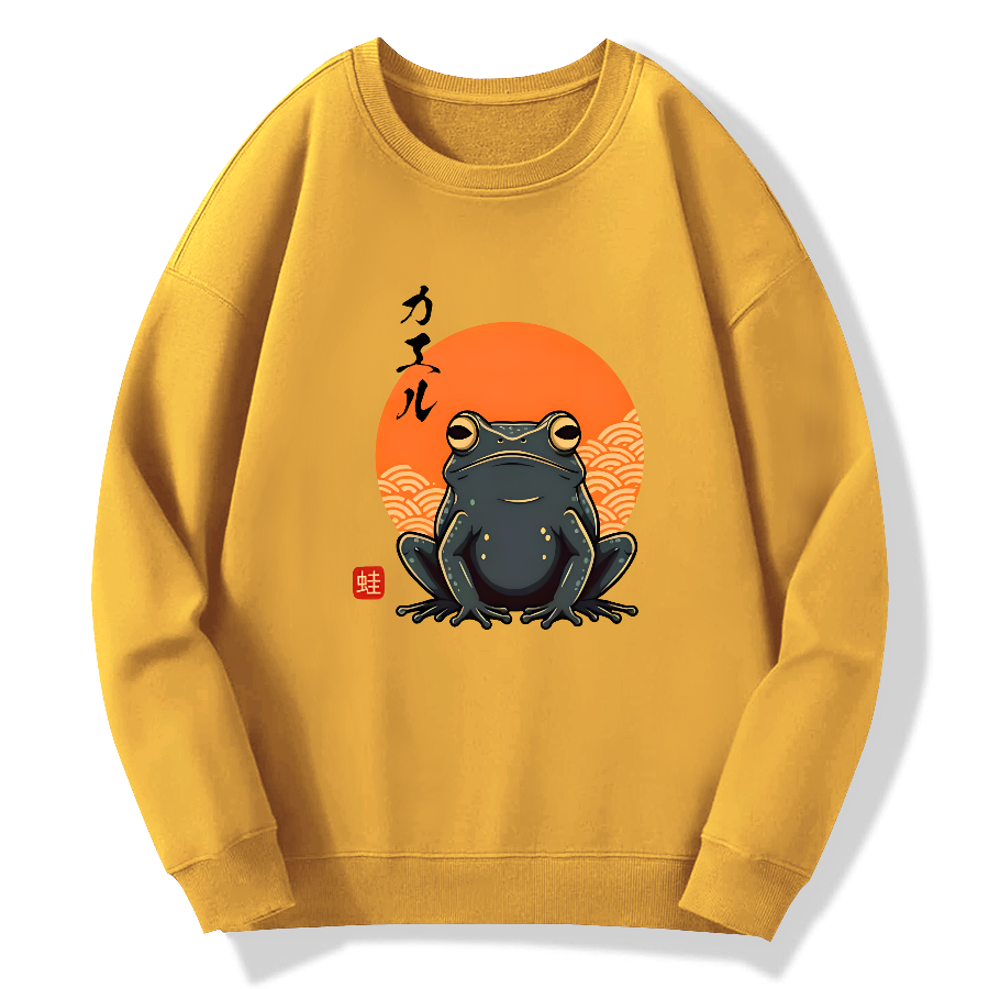 Peace and harmony Cotton Pullover Sweatshirt