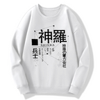 Shinra  Cotton Pullover Sweatshirt