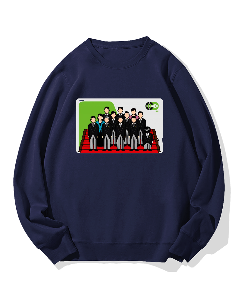 Suica Minister Cotton Sweatshirt