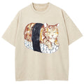 Sushi Cat Washed T-Shirt