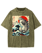 Catzilla Vintage Washed T-shirt
