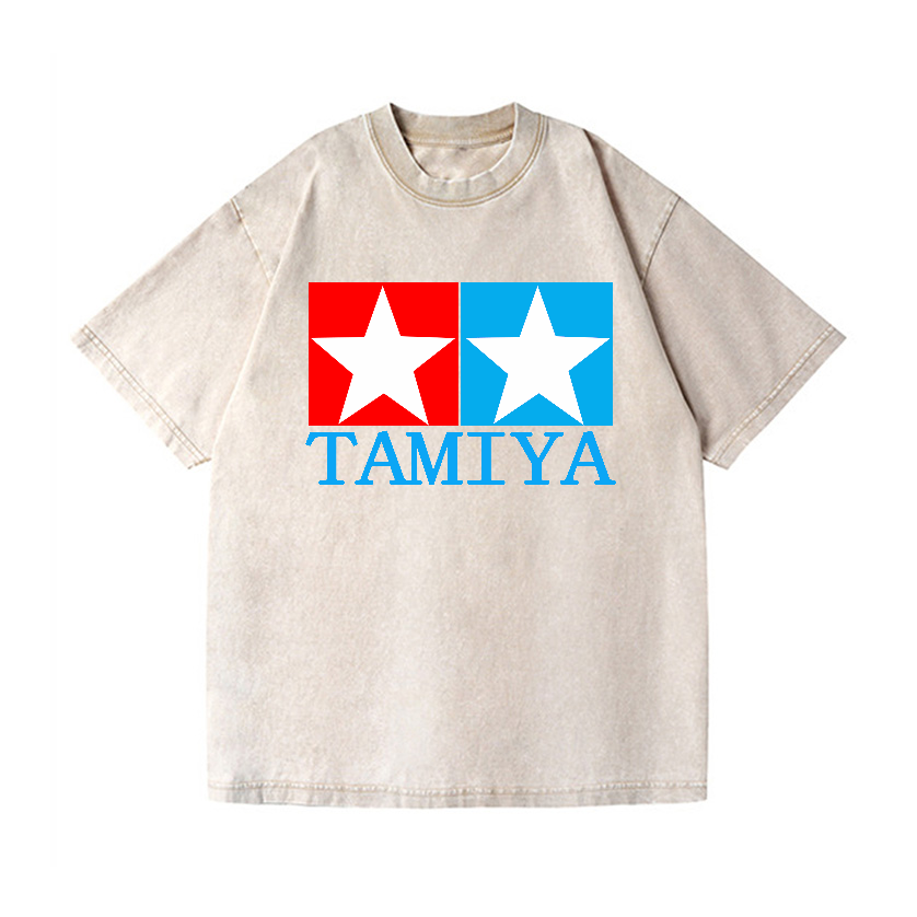 Tamiya Star Vintage Wash Japanese Design T-Shirt