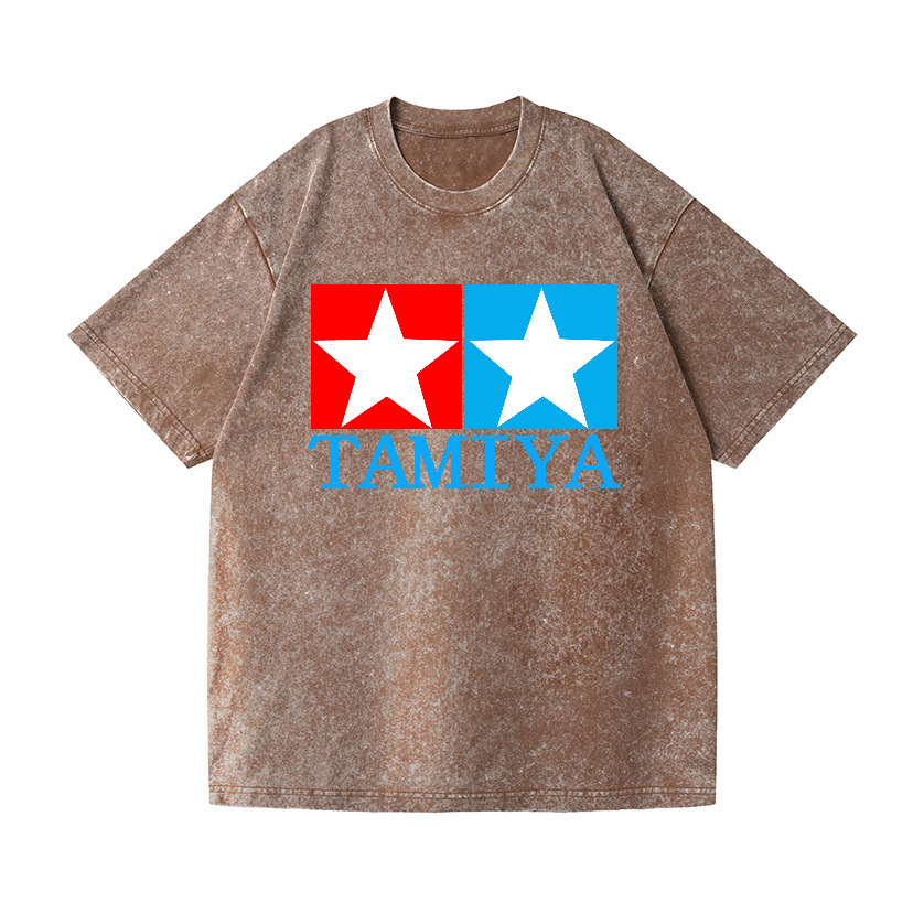 Tamiya Star Vintage Wash Japanese Design T-Shirt