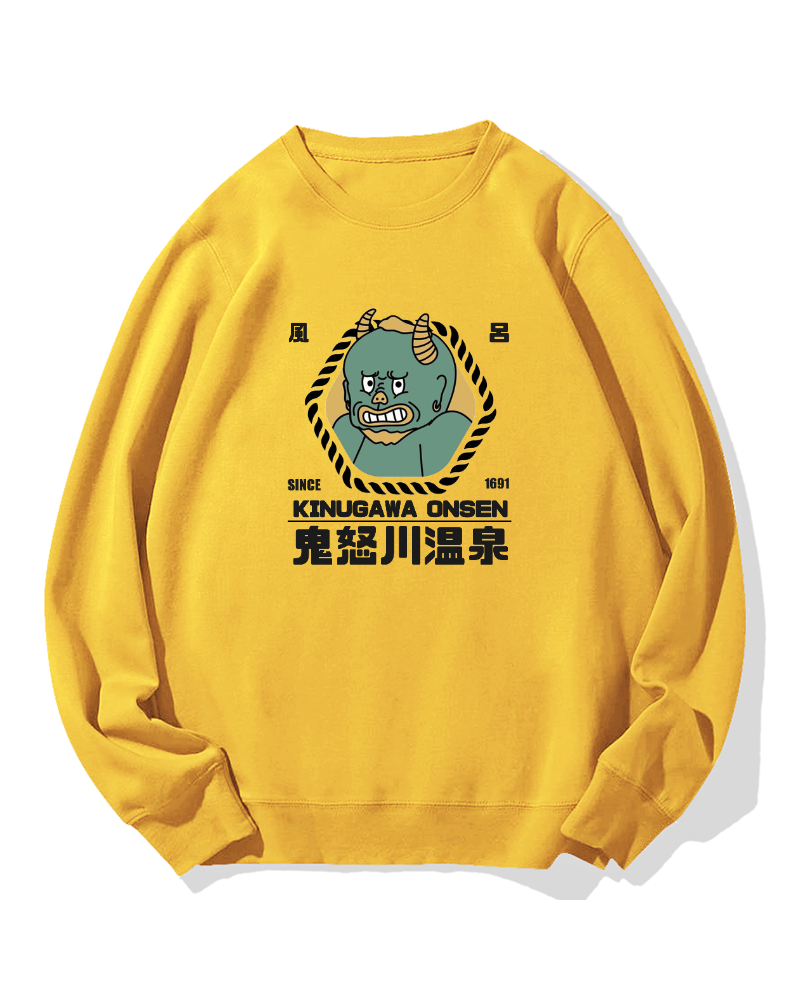 Kinugawa Onsen Cotton Sweatshirt