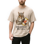 Funny Breakfast Washed T-Shirt