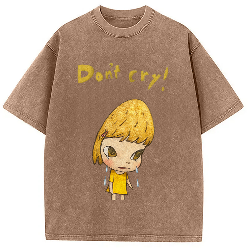 Don't Cry Girl Washed T-Shirt