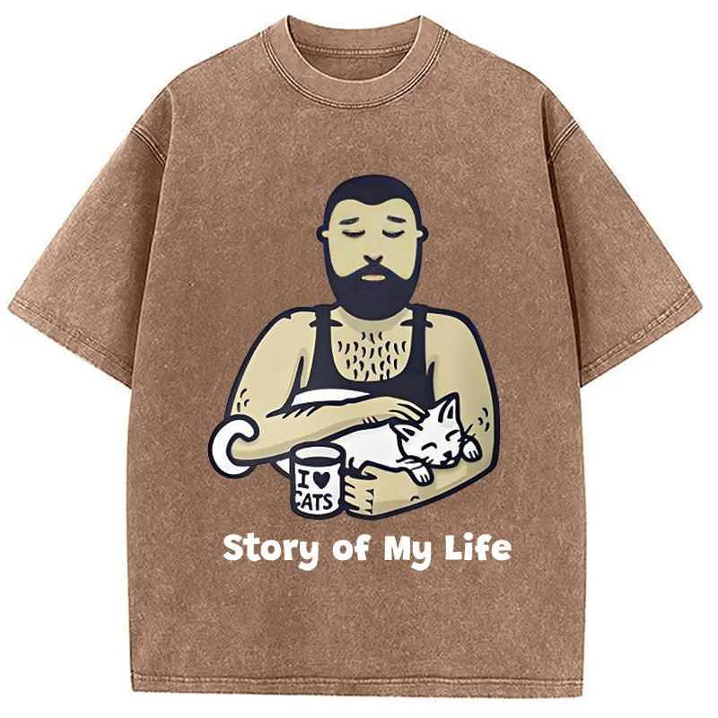 Story of My Life Washed T-Shirt