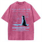 Schrodinger's cat escape plan Vintage Washed T-shirt