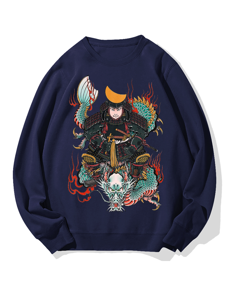 Japanese Samurai Cotton Sweatshirt