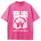 Music DJ Hip Hop Washed T-Shirt