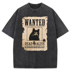 Wanted Dead And Alive Washed T-Shirt