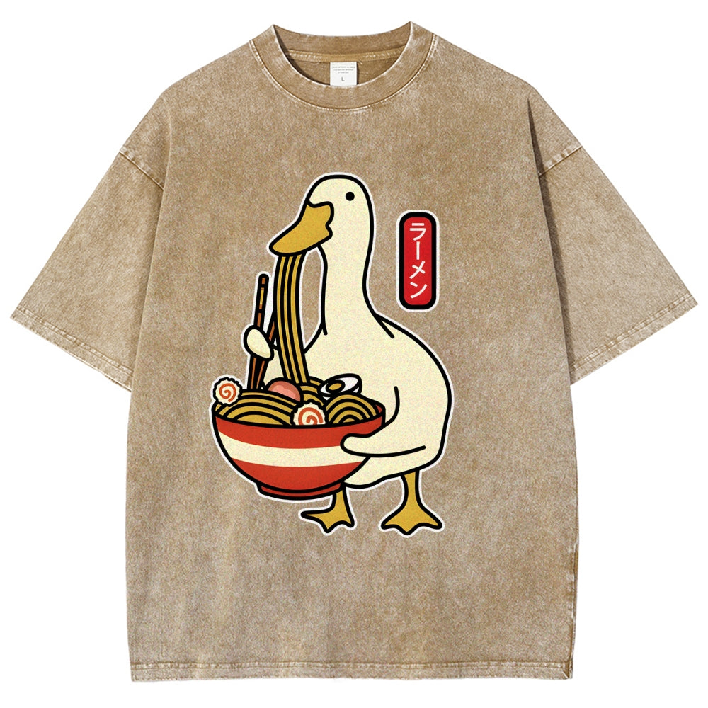 Ramen Lover Goose Washed T-Shirt