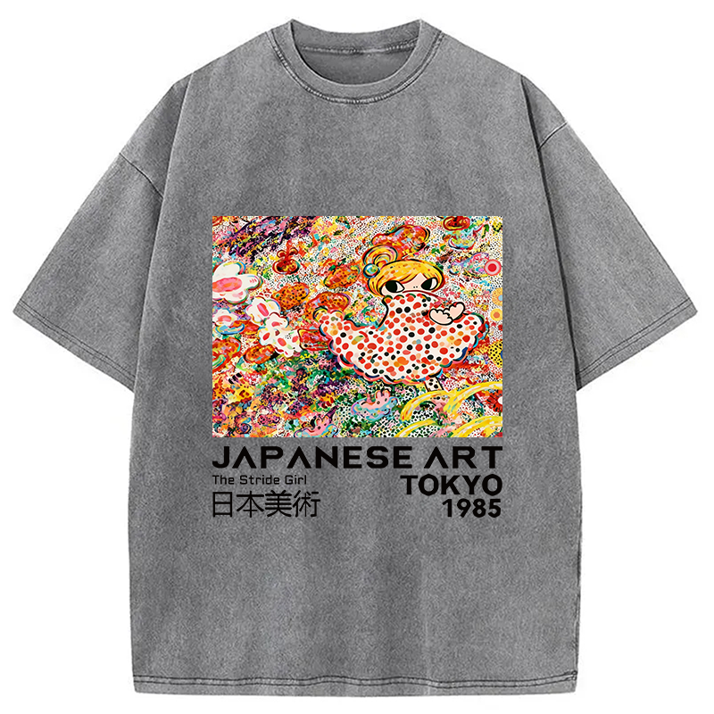 Time In The Flower Field Washed T-Shirt