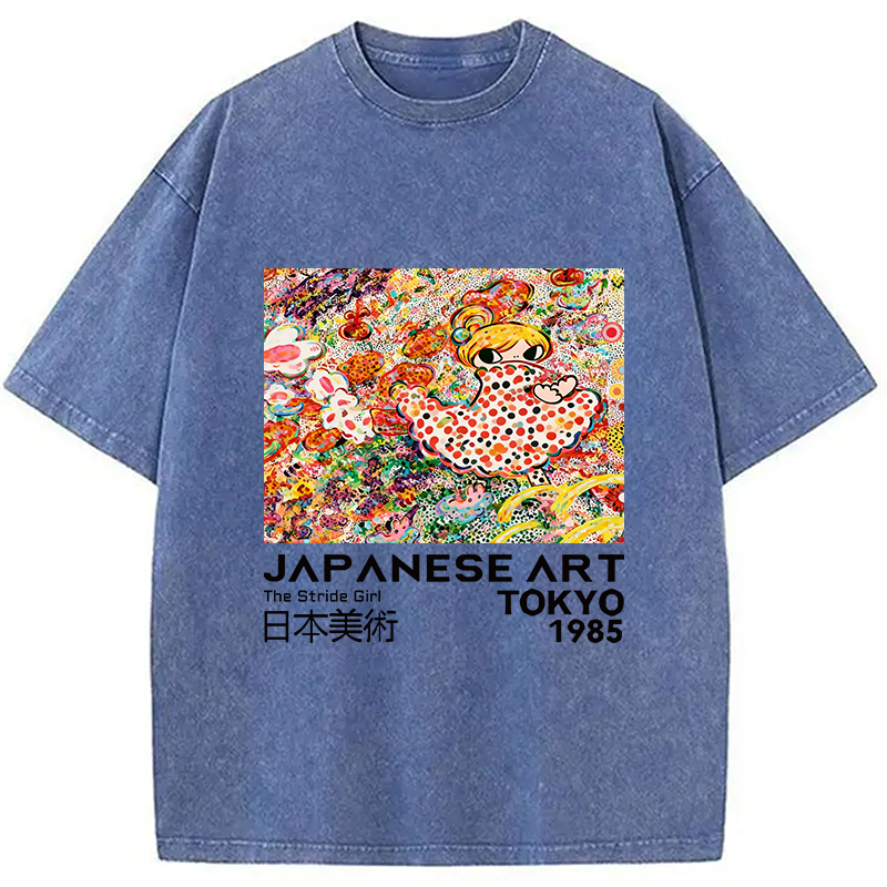 Time In The Flower Field Washed T-Shirt