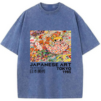 Time In The Flower Field Washed T-Shirt