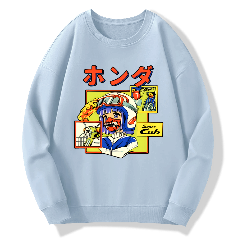 Super Baby Beast Cotton Pullover Sweatshirt