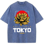 Vintage Tokyo Japan Kanji Souvenir Washed T-Shirt