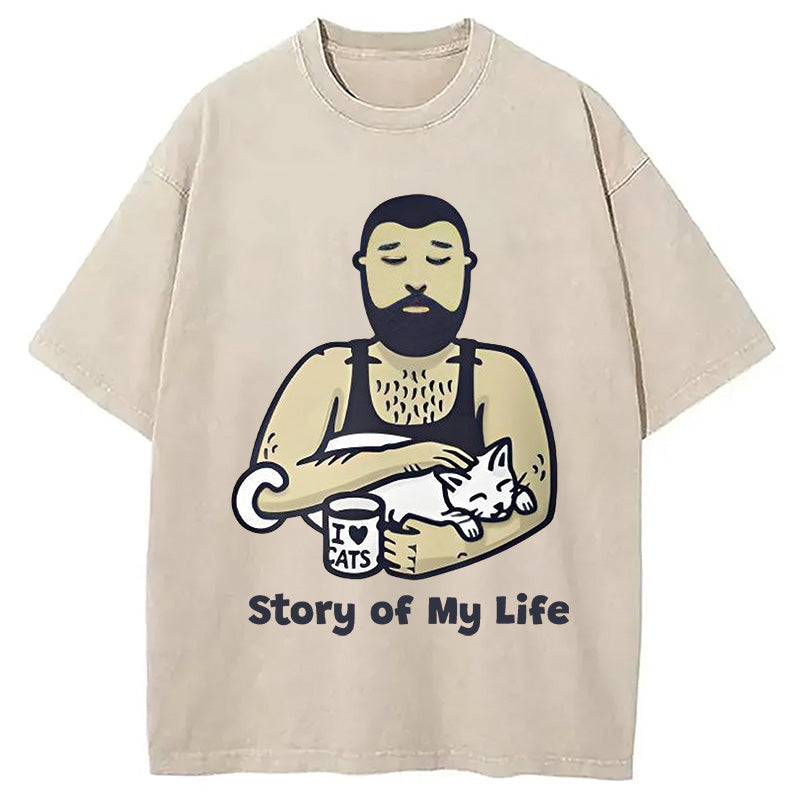 Story of My Life Washed T-Shirt
