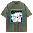Cyberpunk Dark Fantasy Washed T-Shirt