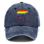 LGBT Pride Mama Bear Washed Cap