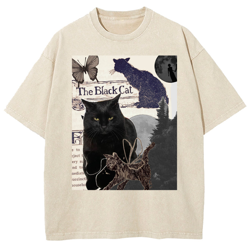 The Black Cats Vintage Washed T-Shirt