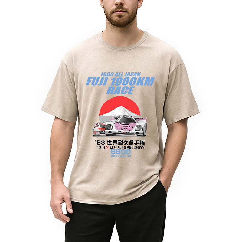 1983 FUJI 1000KM Washed T-Shirt