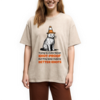 Stupid Cat Washed T-Shirt
