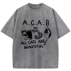 All Cats Are Beautiful Washed T-Shirt