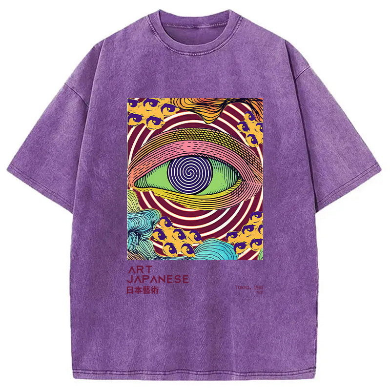 Illusion Eye Washed T-Shirt