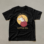 Wool Ball Cat Pattern Unisex Prints T-Shirt