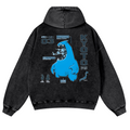 Kyoto Vintage Washed Cotton Back Art Hoodie