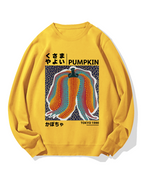 Japanese Punpkin Cotton Sweatshirt