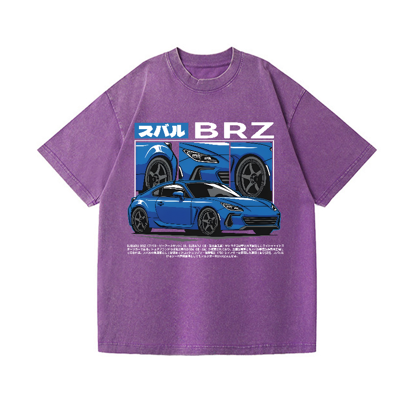 Subaru Vintage Wash Japanese Design T-Shirt