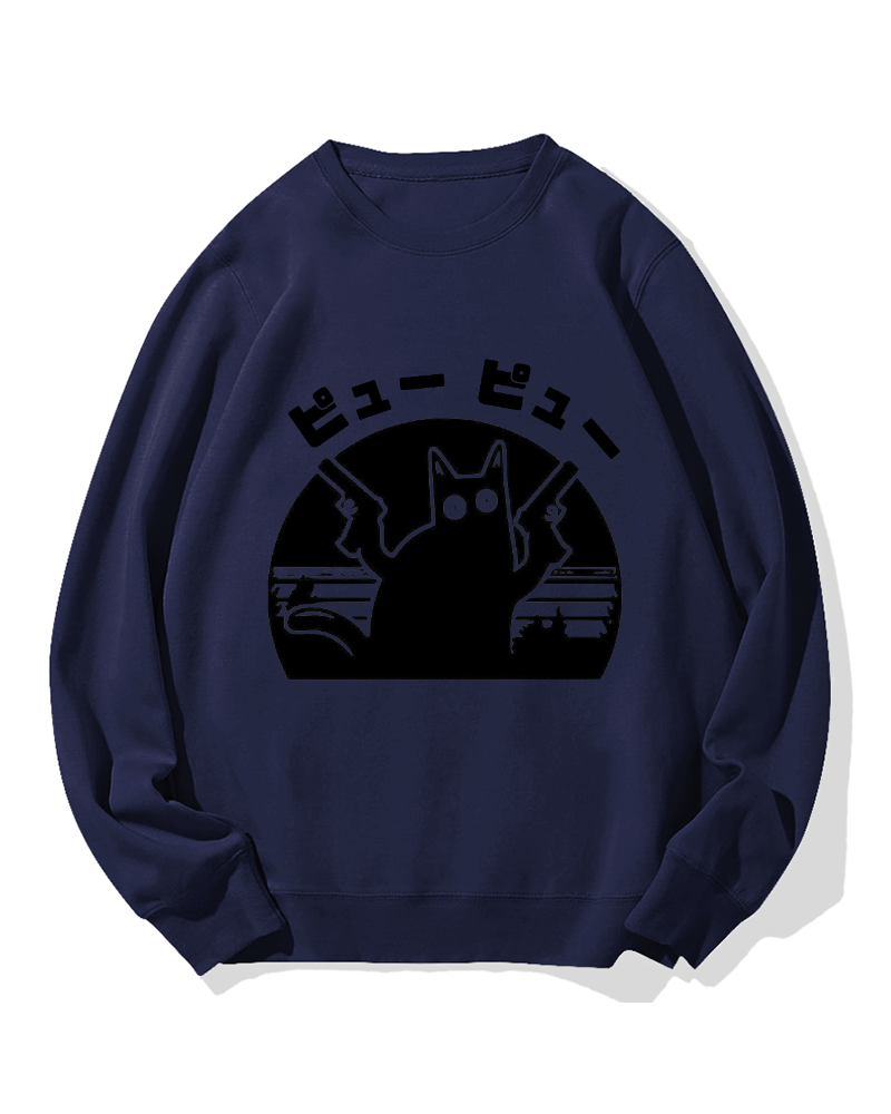 Gunner Cat Cotton Sweatshirt