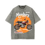 Honda Monkey 125cc Vintage Wash Japanese Design T-Shirt